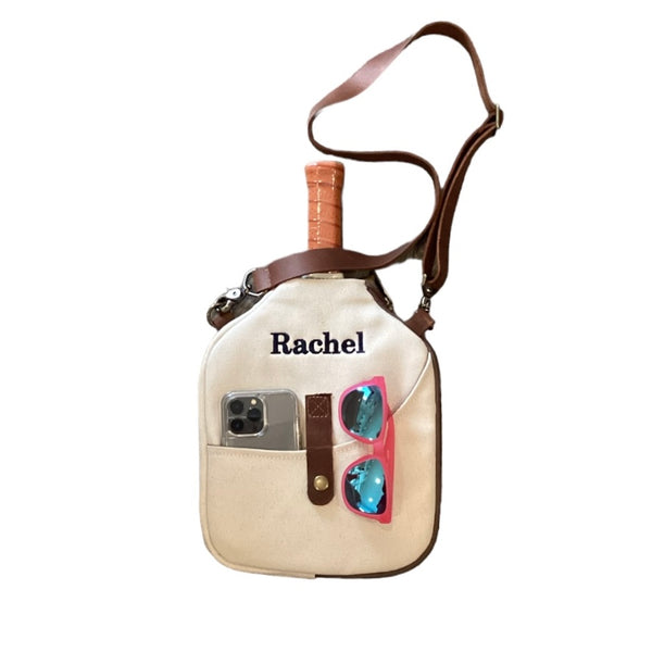 Pickleball Paddle Cover and Crossbody Strap