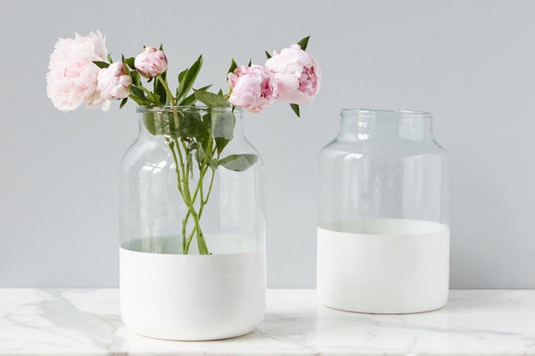 Colorblock Mason Jar