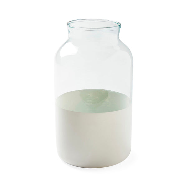Colorblock Mason Jar