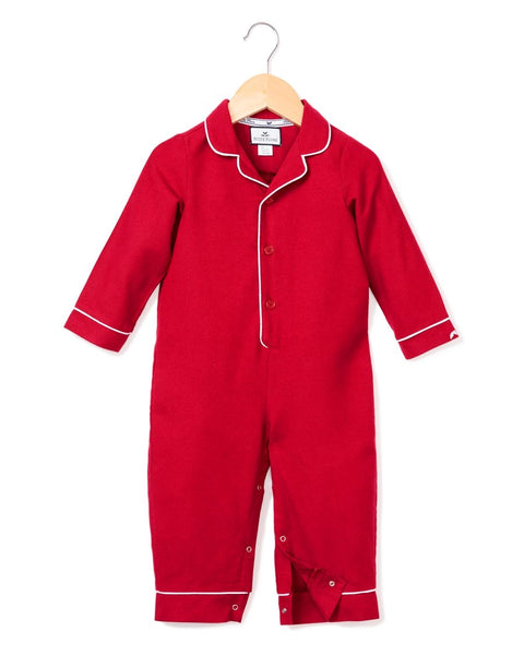 Red Flannel Romper