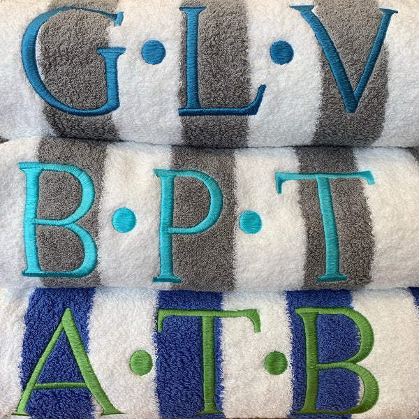 Cabana Striped Beach Towel