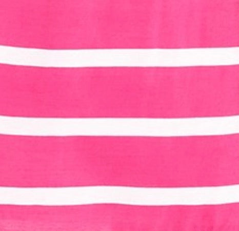 Delfina Dress Super Pink Stripes