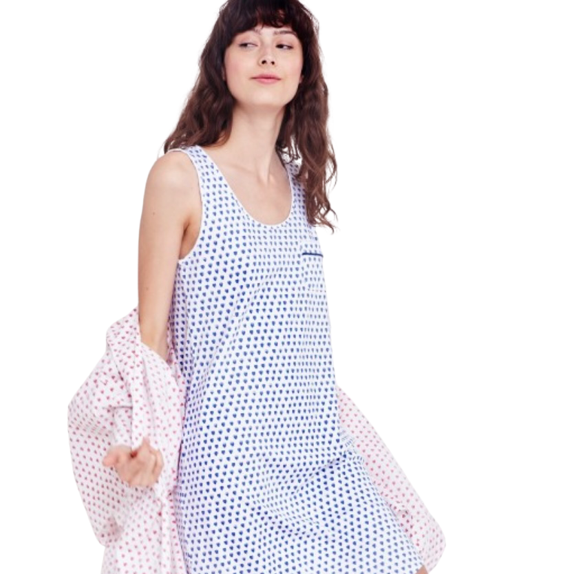 Roller Rabbit Blue Hearts Alba Sleep Dress – The Monogram Shop