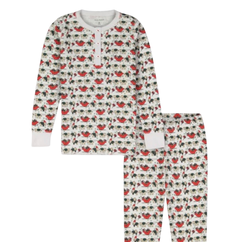 Roller Rabbit Kids Holly Jolly Hathi Pajamas The Monogram Shop