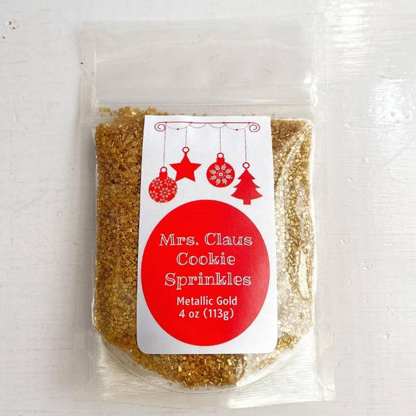 Mrs. Claus Gold Cookie Sprinkles