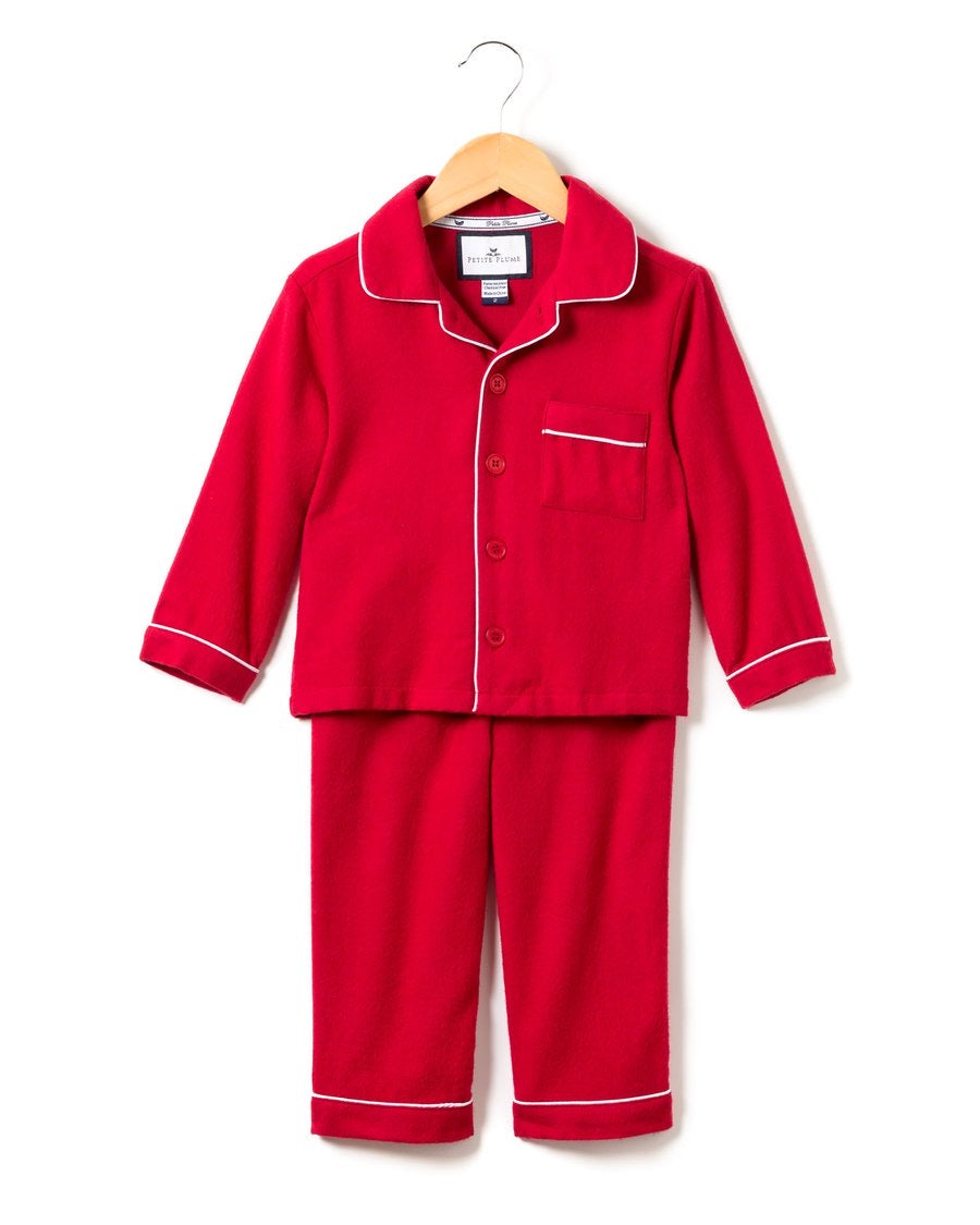 Red Flannel Pajama Set – The Monogram Shop