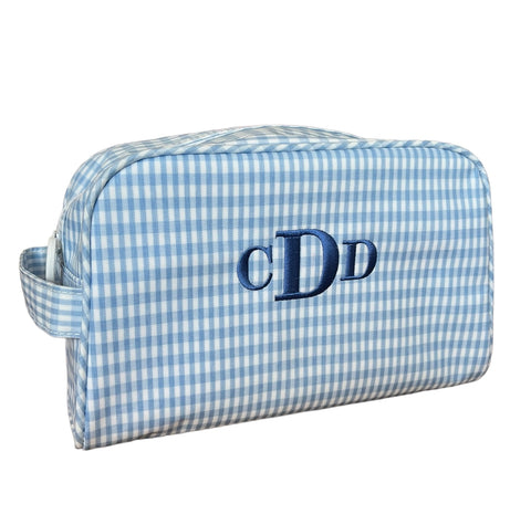 Gingham Stowaway Dopp