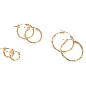 Mast Gold Hoop Earrings