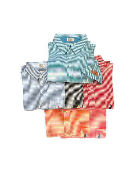 Men’s Johnnie-O Original Cotton Striped Polo