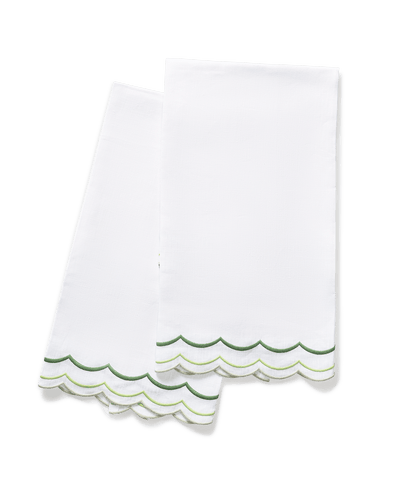 India Three Guest Towels set/2