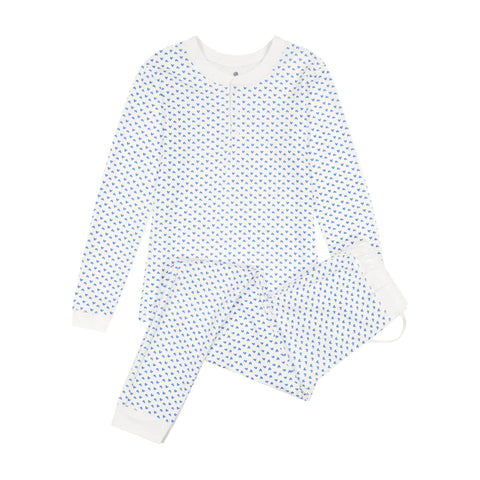 Ro’s Garden Blue Amour Pajamas