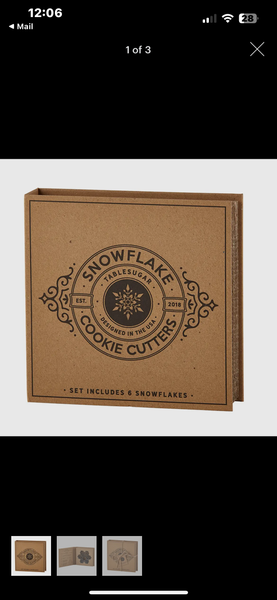 Snowflake Cookie Cutter Book Box Set