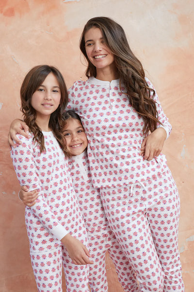 Ro’s Garden Pink Love Bug Kids Pajamas