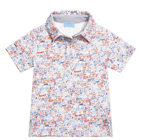 USA Boys Polo Shirt