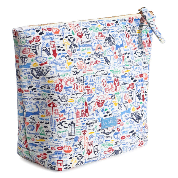 Cape Cod Tapered Zip Pouch