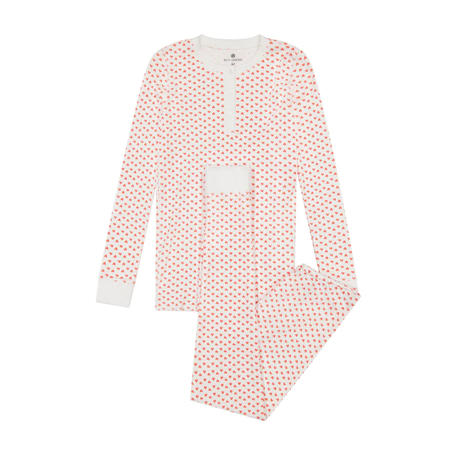 Cameron Kids Pajama Set Red Amour