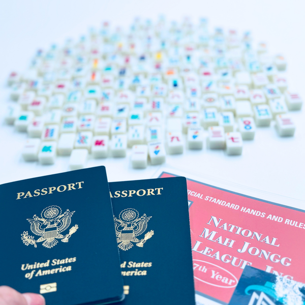 MINI TRAVEL MAHJONG  |  Mini Anywhere Series  |  White