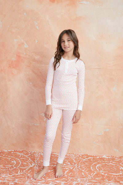 Cameron Kids Pajama Set Red Amour