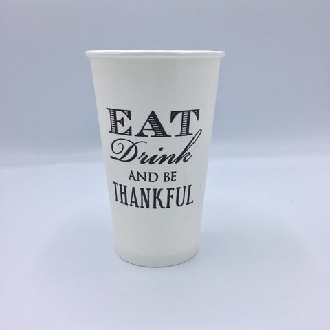 Thanksgiving Paper Hot Cups