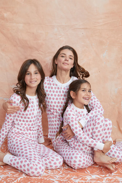 Ro’s Garden Pink Love Bug Kids Pajamas