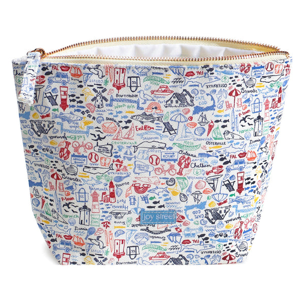 Cape Cod Tapered Zip Pouch