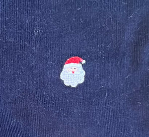 Toddler Embroidered Corduroy Santa Longall