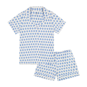 Ro’s Garden Blue Love Bug Polo Pajamas