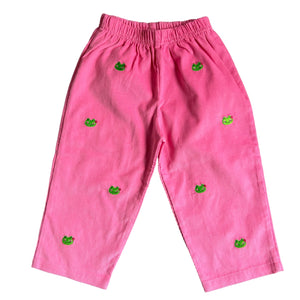 Girls’ Embroidered Cord Pants