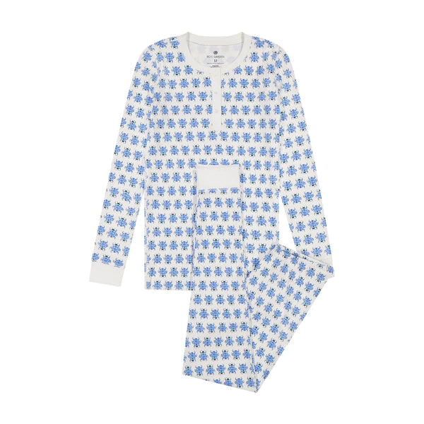 Cameron Kids Pajama Set Blue Love Bug