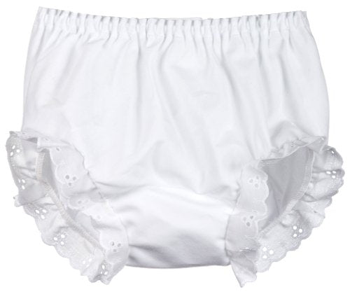 Original Eyelet Double Seat Ruffled Diaper Cover