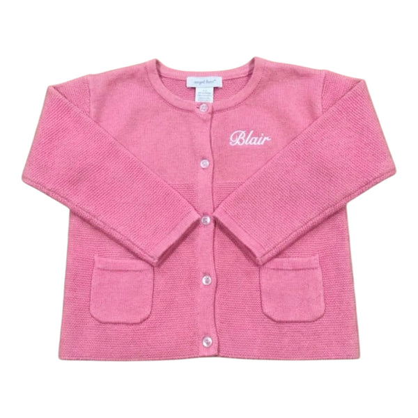 Girls’ Cotton Yoke Cardigan