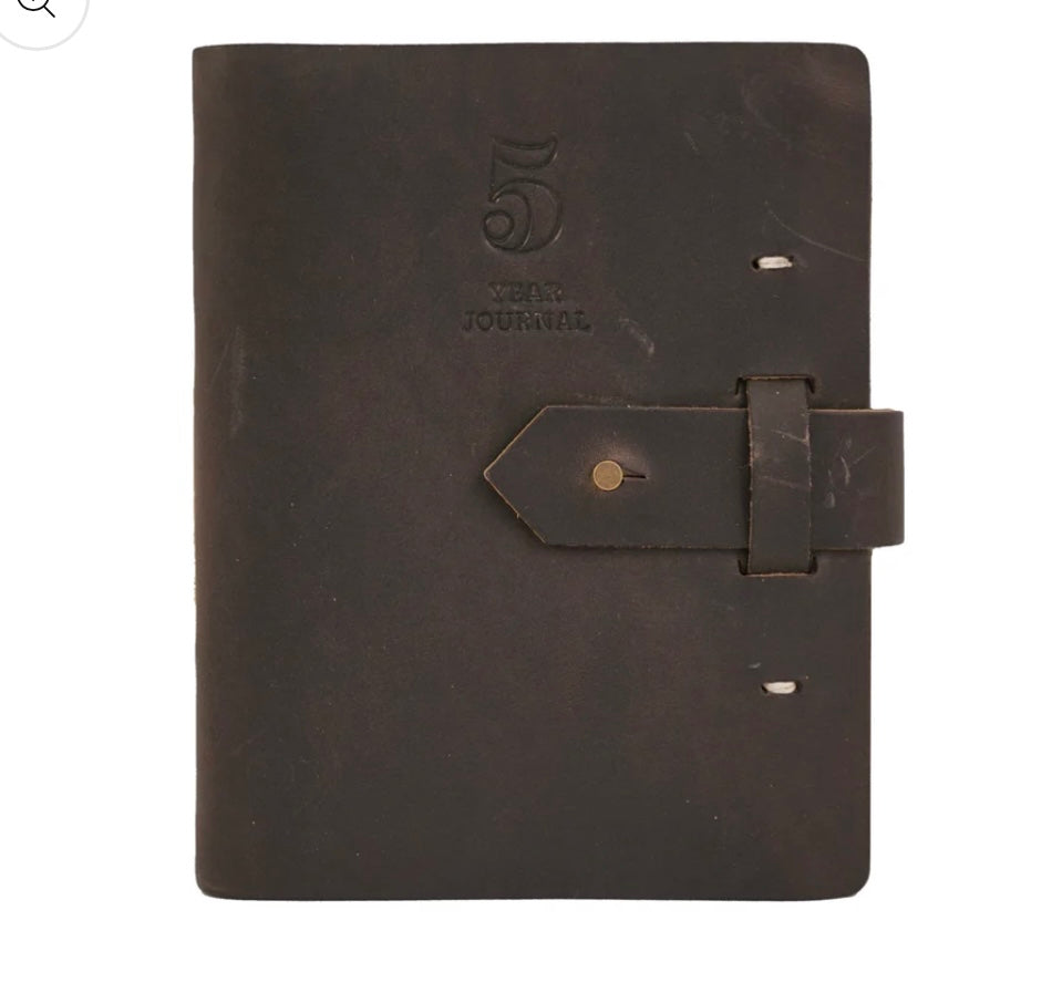 Leather Five Year Journal