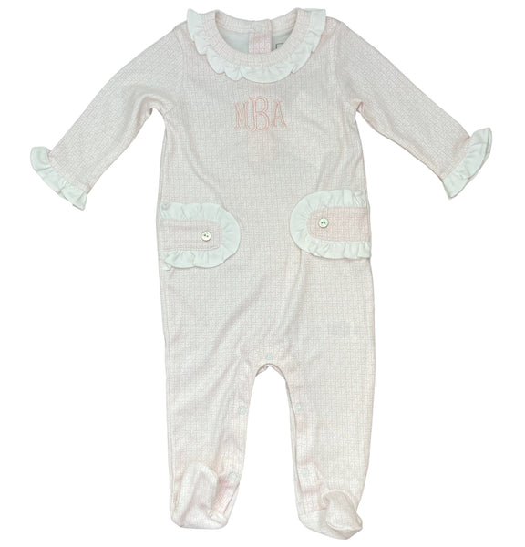 Girls’ Ruffled Footed Romper