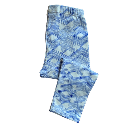 Girls’ Leggings Blue Diamond