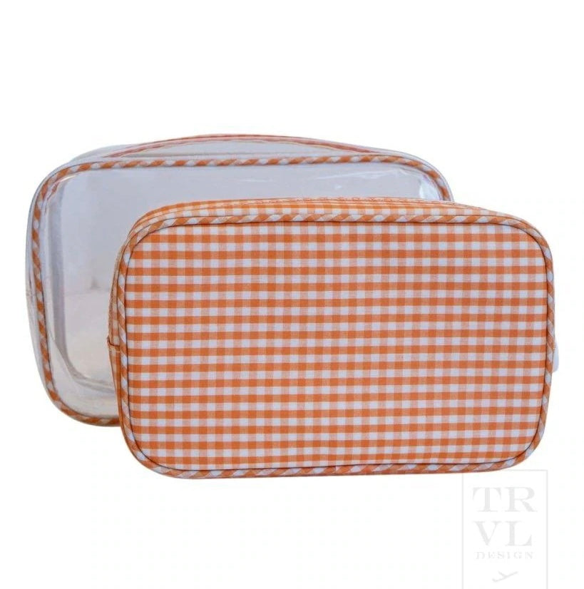 Gingham Duo Dopp Kit