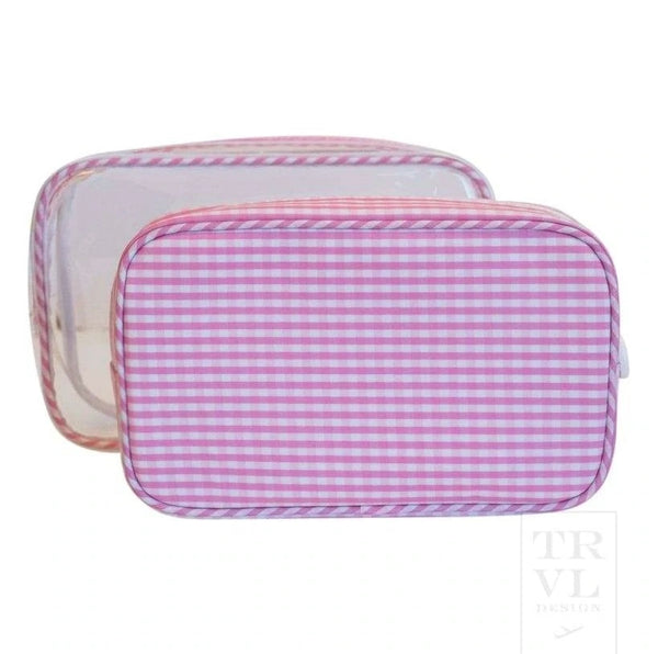 Gingham Duo Dopp Kit