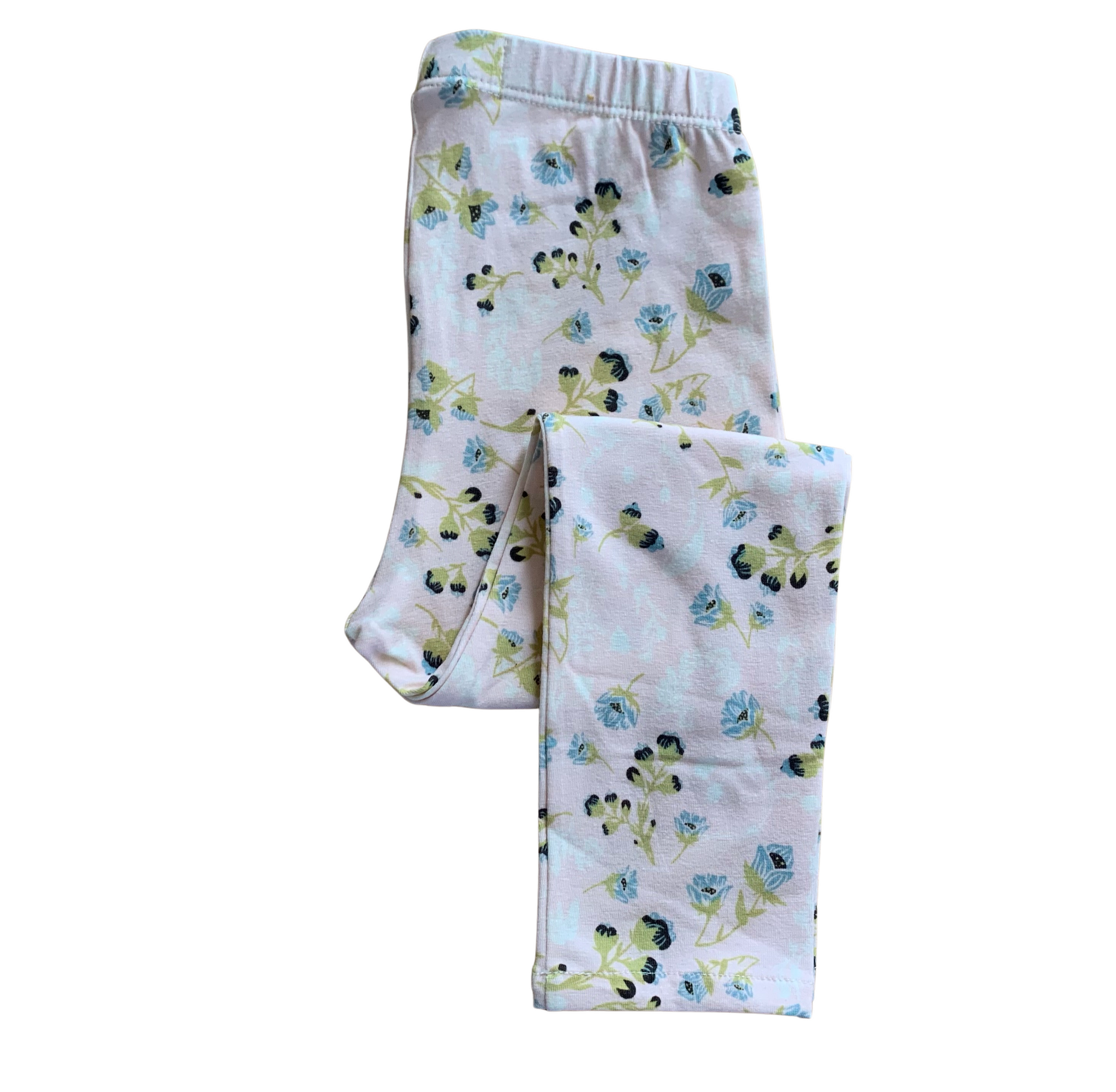 Girls’ Leggings Baby Pink Floral