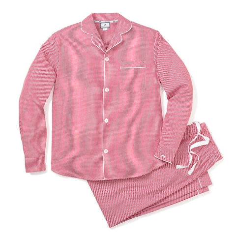 Women’s Mini Red Gingham Pajama Set