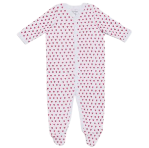 Roller Rabbit Infant Pink Hearts Footie Pajamas