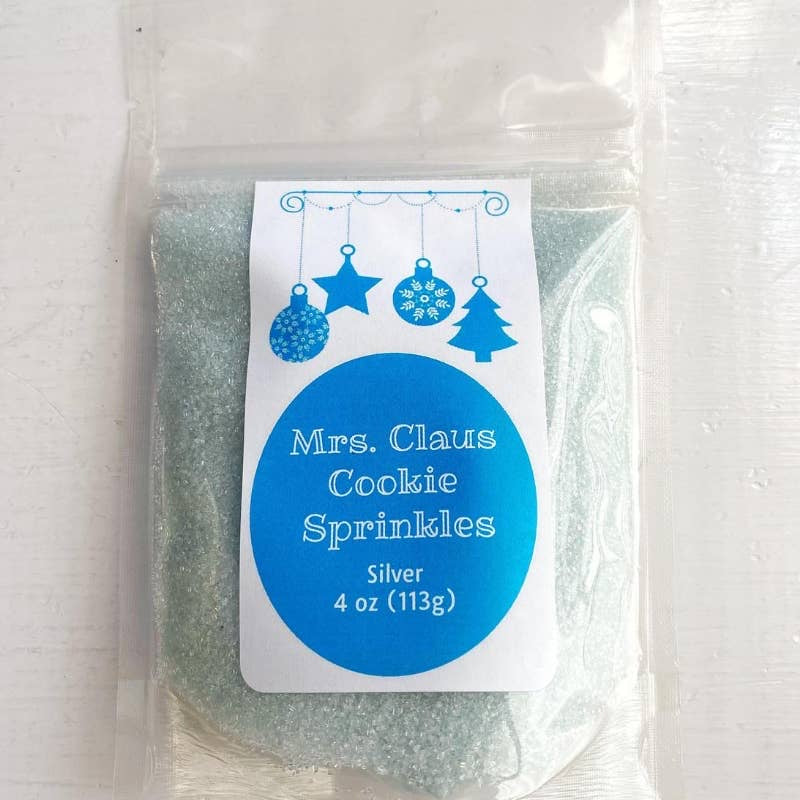 Mrs. Claus Silver Cookie Sprinkles