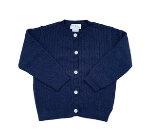 Cotton Cashmere Cable Cardigan