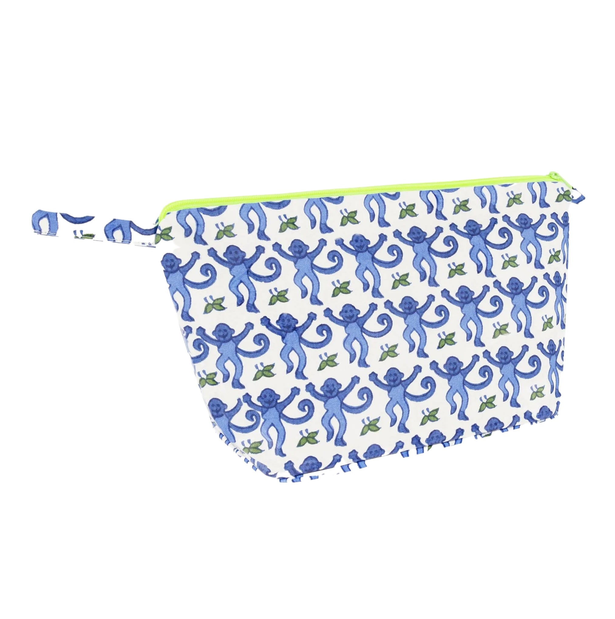 Roller Rabbit Blue Monkey Toiletry Bag