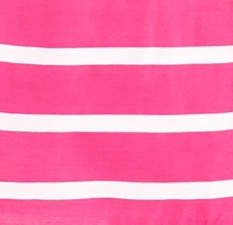 Delfina Dress Super Pink Stripes