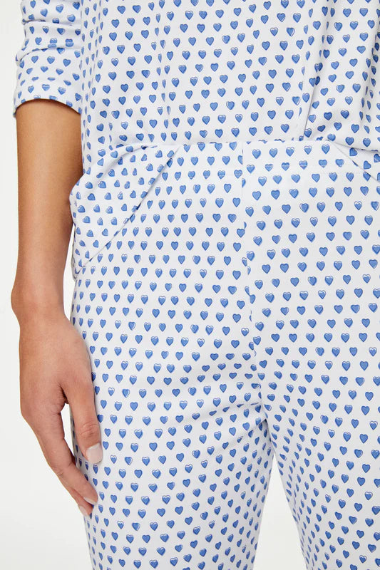 Roller rabbit blue heart pajamas hotsell