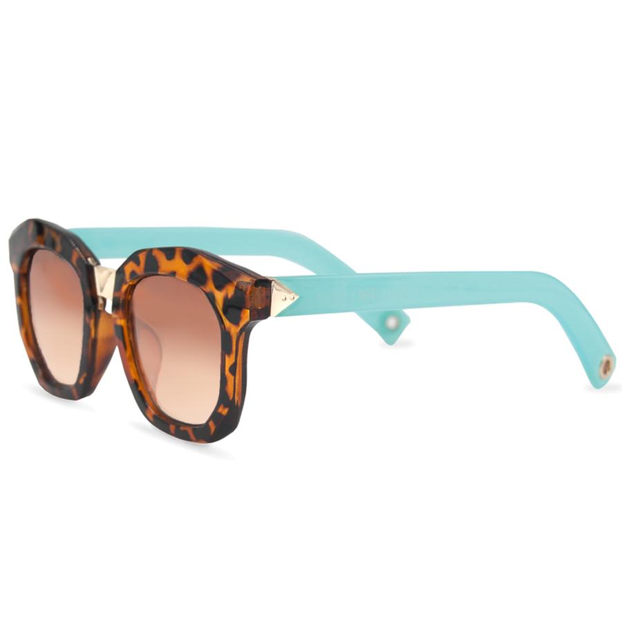 Girls’ Tortoise Aqua Sunglasses
