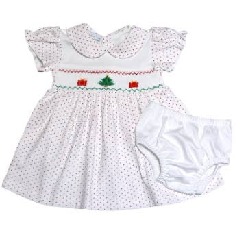 Pima Smocked Christmas Dress – The Monogram Shop