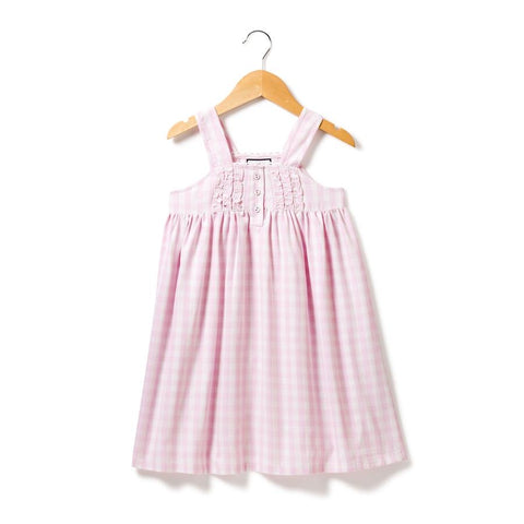 Classic Pink Gingham Nightgown
