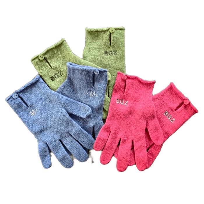 Cashmere Button Gloves