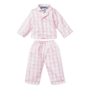 Pink Gingham Doll Pajamas