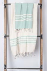 Turkish Towel Ecru Stripe/Color